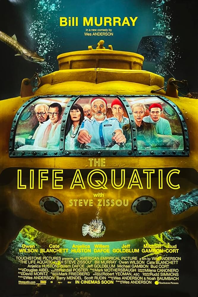 【映画館用両面ポスター】ライフ・アクアティック Amazon.com: Movie Poster Arena The Life Aquatic With Steve